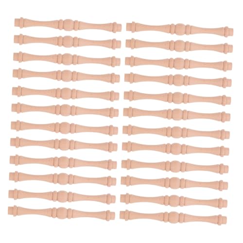 Amosfun 25 Stück Holzschnitzkolumnen Holzhandwerk Treppenbaluster handwerk aus massivem holz Treppengeländer aus Holz Piersäulen Holzmöbel dekorieren Spindeln für Treppe Holzbaluster Beige Amosfun 25 Stück Holzschnitzkolumnen Holzhandwerk Treppenbaluster handwerk aus massivem holz Treppengeländer aus Holz Piersäulen Holzmöbel dekorieren Spindeln für Treppe Holzbaluster Beige von Amosfun
