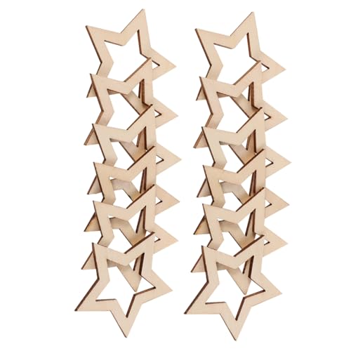 Amosfun 25 Stück Unbehandelte Hohle Dekoration Teilig DIY Bastelset Natürliche Holzscheiben für Weihnachtsbaum Anhänger Rustikale Kreativprojekte Amosfun 25 Stück Unbehandelte Hohle Dekoration Teilig DIY Bastelset Natürliche Holzscheiben für Weihnachtsbaum Anhänger Rustikale Kreativprojekte von Amosfun