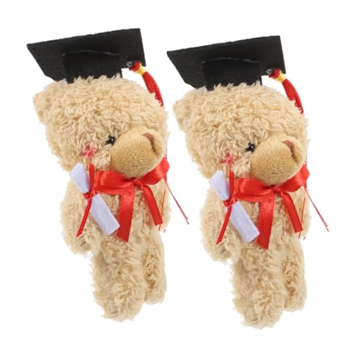 Amosfun 2St Dr. Bärenpuppe Hasenkostüm Straußtiere Plüschdekoration Hasenohren-Dekoration Cartoon-Tiere geschmückter Bär zum Abschluss Bär der Abschlusssaison Filzstoff Light Brown Amosfun 2St Dr. Bärenpuppe Hasenkostüm Straußtiere Plüschdekoration Hasenohren-Dekoration Cartoon-Tiere geschmückter Bär zum Abschluss Bär der Abschlusssaison Filzstoff Light Brown von Amosfun