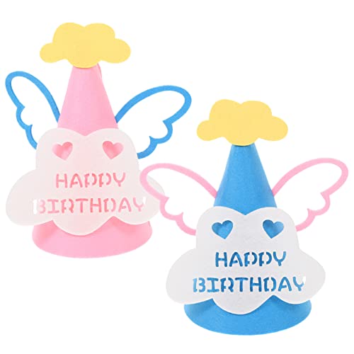 Amosfun 2St Geburtstagshut kinderkleider kinderkleidung Kindergeburtstag partyknaller party Filzhut Partyhut aus Filzkegel Geburtstagsmütze für Party-Kopfbedeckung Papier Amosfun 2St Geburtstagshut kinderkleider kinderkleidung Kindergeburtstag partyknaller party Filzhut Partyhut aus Filzkegel Geburtstagsmütze für Party-Kopfbedeckung Papier von Amosfun