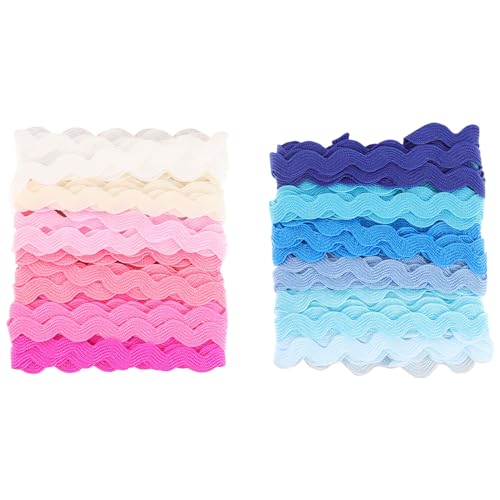 2Stücke Buntes Wellenband für Geschenkpaktierung und Diy-dekoration Leuchtende Farben für Hochzeiten Partys Weihnachten und Bastelprojekte 2Stücke Buntes Wellenband für Geschenkpaktierung und Diy-dekoration Leuchtende Farben für Hochzeiten Partys Weihnachten und Bastelprojekte von Amosfun