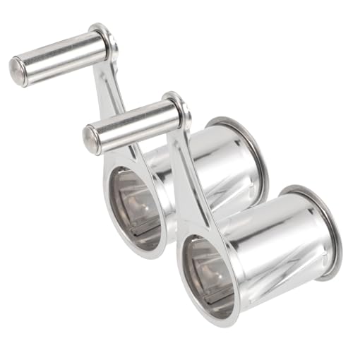 Amosfun 2st Käsereibe Handreibe Kreisschneider Butterrolle Aktenvernichter Für Den Heimgebrauch Manuelle Schleifmaschine Manuelle Käseschneider Küchenreibe Silver Rostfreier Stahl Amosfun 2st Käsereibe Handreibe Kreisschneider Butterrolle Aktenvernichter Für Den Heimgebrauch Manuelle Schleifmaschine Manuelle Käseschneider Küchenreibe Silver Rostfreier Stahl von Amosfun