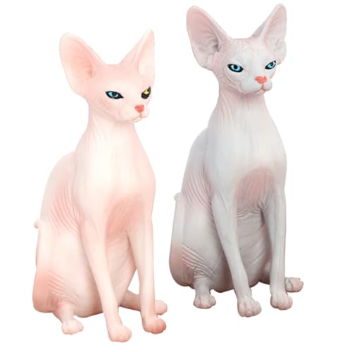 Amosfun 2st Künstliches Katzenfigurenspielzeug Kleine Katzenfigur Kätzchenfigur Katzenverzierung Für Den Tisch Gefälschtes Katzenmodell Foto-Requisite Für Katzen Aus Kunststoff PVC Amosfun 2st Künstliches Katzenfigurenspielzeug Kleine Katzenfigur Kätzchenfigur Katzenverzierung Für Den Tisch Gefälschtes Katzenmodell Foto-Requisite Für Katzen Aus Kunststoff PVC von Amosfun
