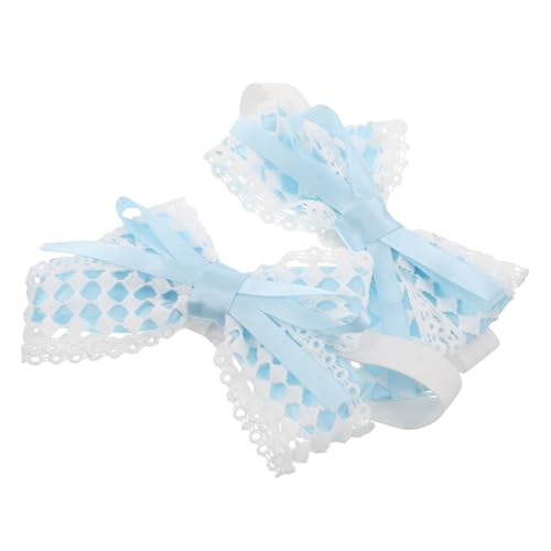 Amosfun 2er-Set Vorhanghalter Mit Spitzenrand Und Schleife Im Bowknot-Stil Vorhanghalter Für Schlafzimmer- von Amosfun