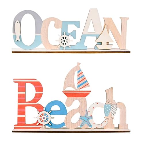 Amosfun 2stücke Adornment Buchstaben Design Ornamente Für Fotografie Mediterrane -dekoration Meeresstil Tischschmuck Kreative Tischaccessoires Amosfun 2stücke Adornment Buchstaben Design Ornamente Für Fotografie Mediterrane -dekoration Meeresstil Tischschmuck Kreative Tischaccessoires von Amosfun