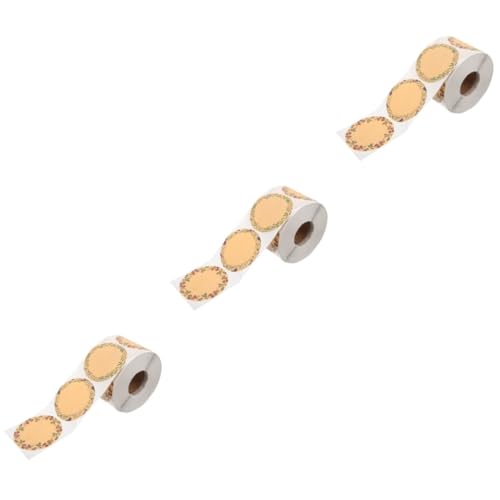 Amosfun 3 Rollen Geschenkname Tag Umschlagetikett Taschen Verpackung Selbstkleberetikett Aufkleber-etiketten Abnehmbare Aufkleber Schlüsselanhänger Mit Etiketten Klebrig Gruß Kraftpapier Amosfun 3 Rollen Geschenkname Tag Umschlagetikett Taschen Verpackung Selbstkleberetikett Aufkleber-etiketten Abnehmbare Aufkleber Schlüsselanhänger Mit Etiketten Klebrig Gruß Kraftpapier von Amosfun
