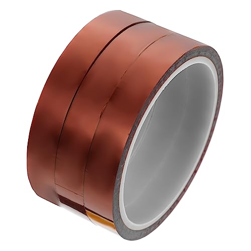Amosfun 3 Rollen Hitzebeständiges Klebeband Handwerk Wärmeband Abklebeband Schweißbänder Hitzebeständiges Band Wärmeübertragungsbänder Klebeband Für Die Elektronik Coffee P von Amosfun