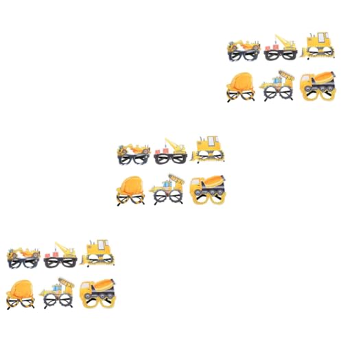 Amosfun 3 Sätze Partybrillen Fahrzeugform Lustige Brille Für Geburtstagsfeiern Und Fotorequisiten Zufällige Designs Partyzubehör Für Jungen 6 Paare * 3 von Amosfun