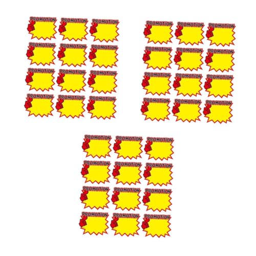 Amosfun 3 Sätze Preisetiketten Selbstklebende Werbeaufkleber Für Verkaufsaktionen Robuste Preisschilder Aus Hochwertigem Papier Für Supermärkte Und Geschäfte 50 Stück * 3 Amosfun 3 Sätze Preisetiketten Selbstklebende Werbeaufkleber Für Verkaufsaktionen Robuste Preisschilder Aus Hochwertigem Papier Für Supermärkte Und Geschäfte 50 Stück * 3 von Amosfun