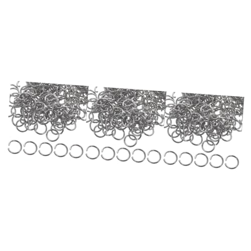 Amosfun 3 Sätze Rostfreier Stahlöffnungsring Schlüssel Schließungen Machen Schmuck Sprungringe Offen Herstellung Verbindungsringe Für Armbänder Silver 200 Stück * 3 von Amosfun