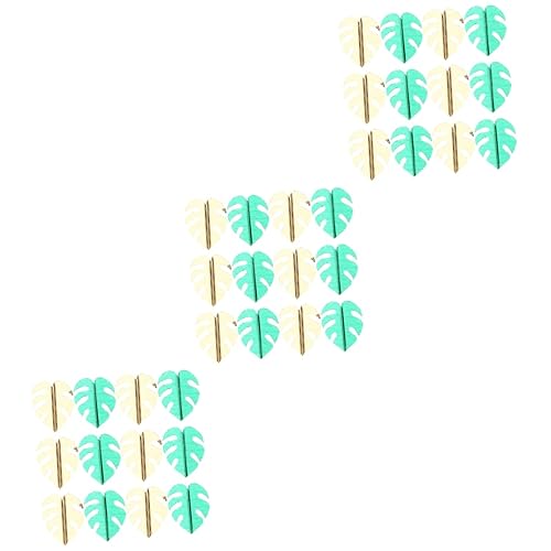 Amosfun 3 Stück 4 Schildkrötenblatt-Konfetti Hawaiianisches Tischkonfetti luau hawaii sommerliche tischdekoration Ornament Hochzeitsdekorationen Konfetti glänzt Kaktus von Amosfun