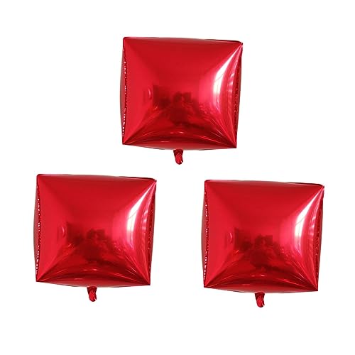 Amosfun 3 Stück Aluminium Folienballon Rot Hochwertige Party Dekoration für Geburtstagsfeiern Hochzeiten und Festivals für Fotos und Tischdekoration Amosfun 3 Stück Aluminium Folienballon Rot Hochwertige Party Dekoration für Geburtstagsfeiern Hochzeiten und Festivals für Fotos und Tischdekoration von Amosfun