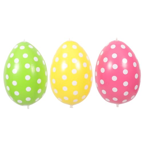 Amosfun 3 Stück Aufblasbare Ostereier Dekoration Ballons für Ostern Kindergeburtstagsfeiern Garten und Partydekoration Amosfun 3 Stück Aufblasbare Ostereier Dekoration Ballons für Ostern Kindergeburtstagsfeiern Garten und Partydekoration von Amosfun