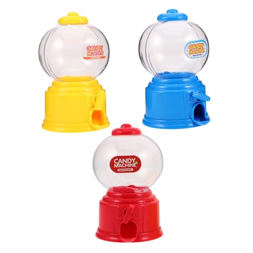 Amosfun 3 Stück Mini Süßigkeitenmaschine Teilig Tischspender für Jellybeans Nüsse Robuster Kunststoff für Partys und Familienfeiern Einfache Bedienung für Altersgruppen Amosfun 3 Stück Mini Süßigkeitenmaschine Teilig Tischspender für Jellybeans Nüsse Robuster Kunststoff für Partys und Familienfeiern Einfache Bedienung für Altersgruppen von Amosfun