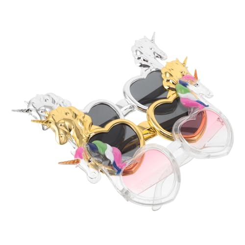 Amosfun 3 Stück Teiliges Einhorn Party Sonnenbrillen Leichte Ergonomische Bunte Foto Requisiten für Originelle Kostüm Brillen für Geburtstag Shower Hochzeit und Mottoparty Amosfun 3 Stück Teiliges Einhorn Party Sonnenbrillen Leichte Ergonomische Bunte Foto Requisiten für Originelle Kostüm Brillen für Geburtstag Shower Hochzeit und Mottoparty von Amosfun