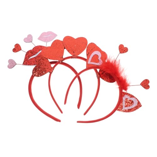 Amosfun 3 Stück valentinstag stirnband Party Herz Farbe Verkaufsstand dekorativ valentinstag zubehör Valentinstagsstirnband lustiges Stirnband frauen stirnband Valentinsgrüße Abs rot Amosfun 3 Stück valentinstag stirnband Party Herz Farbe Verkaufsstand dekorativ valentinstag zubehör Valentinstagsstirnband lustiges Stirnband frauen stirnband Valentinsgrüße Abs rot von Amosfun