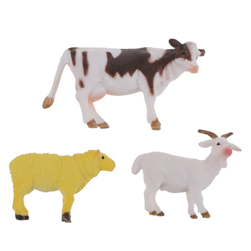 Amosfun 3 Teiliges Set Simulierte Tiermodelle Kühe Schafe Und Ziegen Als Dekoration Für Mikrolandschaften Und Tischschmuck Realistische Tierfiguren Für Kreative Gestaltung Amosfun 3 Teiliges Set Simulierte Tiermodelle Kühe Schafe Und Ziegen Als Dekoration Für Mikrolandschaften Und Tischschmuck Realistische Tierfiguren Für Kreative Gestaltung von Amosfun