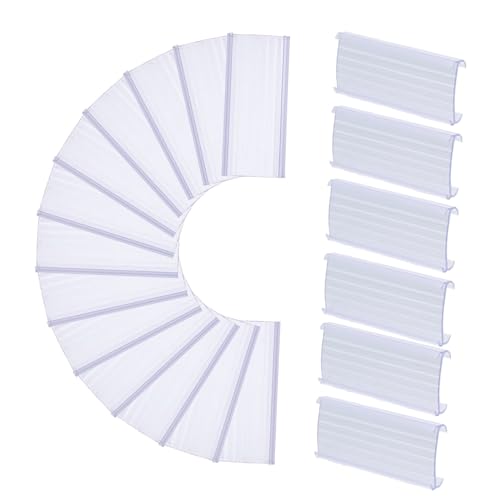 Amosfun 30 Stück Etikettenhalter Gestell organisieren Körbe Etiketten klebrig Name Preisschilder mit Clips Regaletiketten für Drahtregale Preisanzeige Plastik Transparent Amosfun 30 Stück Etikettenhalter Gestell organisieren Körbe Etiketten klebrig Name Preisschilder mit Clips Regaletiketten für Drahtregale Preisanzeige Plastik Transparent von Amosfun
