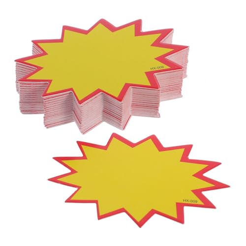 Amosfun 300 Stück Preisschilder mit Großem Blanko bereich Praktische und Einfache Beschriftung Vielseitig Einsetzbar für Supermärkte Einzelhandel Shops und Flohmärkte Zuverlässige von Amosfun