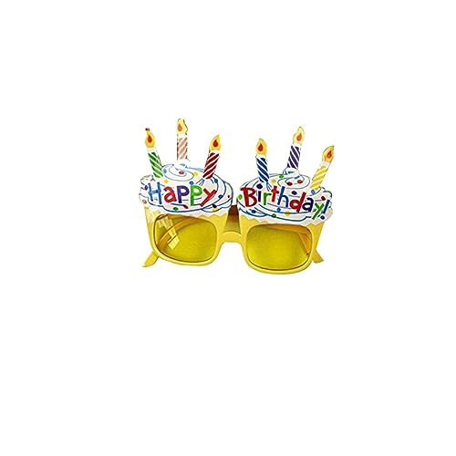 Amosfun Sonnenbrillen Für Kinder 3St Kindersonnenbrille skuchen sonnenbrillen sonnenrbille partybrillen schnapsgläser Partyzubehör Neuartige Sonnenbrille Abschlussball Kerze Kleidung von Amosfun
