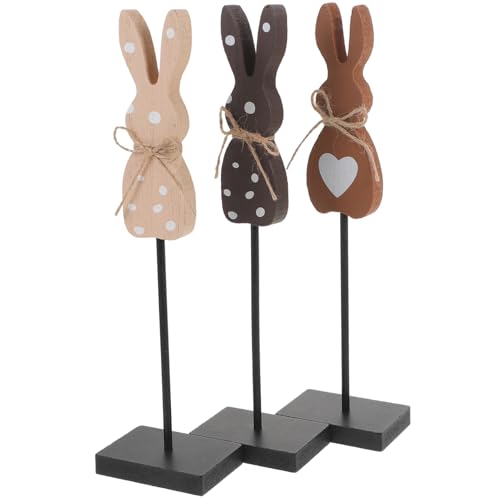 Amosfun Ostern Tisch Dekoration Set 3 Holz Dekorationen Für Hause Dekoration Amosfun Ostern Tisch Dekoration Set 3 Holz Dekorationen Für Hause Dekoration von Amosfun
