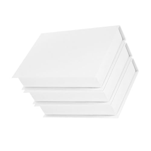 Amosfun 3stücke Dekorative Faux Bücher Vintage Stil Leere Seiten Für Wohnkultur Couchtisch Regal Dekoration Weiße Buchattrappen von Amosfun