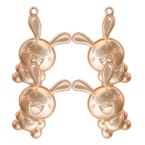 Amosfun Messing-Charms Löcher Zur Schmuckherstellung Für Halsketten Armbänder Schlüsselanhänger von Amosfun