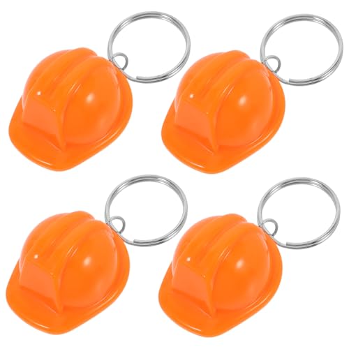 Amosfun 4 Stück Helm Schlüssel anhänger Mini-Sicherheitshut-Schlüsselanhänger Helm-Schlüsselanhänger für Belohnungen Bauhut-Schlüsselanhänger für Partygeschenke Zinklegierung Orange Amosfun 4 Stück Helm Schlüssel anhänger Mini-Sicherheitshut-Schlüsselanhänger Helm-Schlüsselanhänger für Belohnungen Bauhut-Schlüsselanhänger für Partygeschenke Zinklegierung Orange von Amosfun