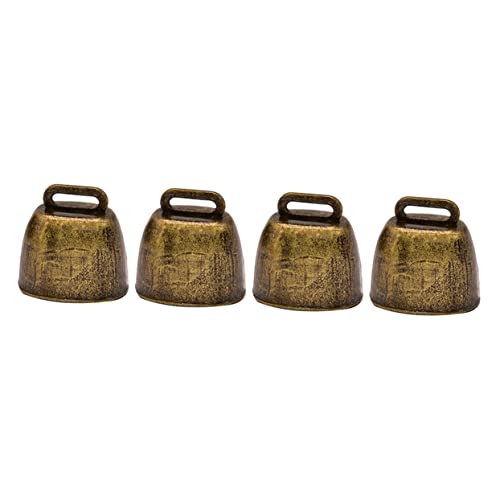 Amosfun 4 Stück Kuhglocke aus Metall Eisenglocke Weihnachtsglocken Kuhglockenhalsband Juteseil Entfernung Kuhglocke Spiel Cattle Bell cattlebell Anti-Diebstahl-Glocken Anhänger-Ornament Amosfun 4 Stück Kuhglocke aus Metall Eisenglocke Weihnachtsglocken Kuhglockenhalsband Juteseil Entfernung Kuhglocke Spiel Cattle Bell cattlebell Anti-Diebstahl-Glocken Anhänger-Ornament von Amosfun