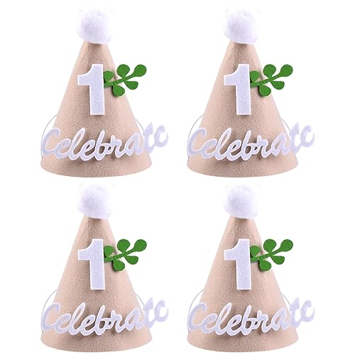 Amosfun 4 Stück Non Woven Partyhut Stirnbänder Neugeborene Hüte Babymützen Krone Erster Geburtstagshut Partyhüte Für Kleinkinder Stirnbänder Neugeborenenmütze Kappe Vlies Amosfun 4 Stück Non Woven Partyhut Stirnbänder Neugeborene Hüte Babymützen Krone Erster Geburtstagshut Partyhüte Für Kleinkinder Stirnbänder Neugeborenenmütze Kappe Vlies von Amosfun