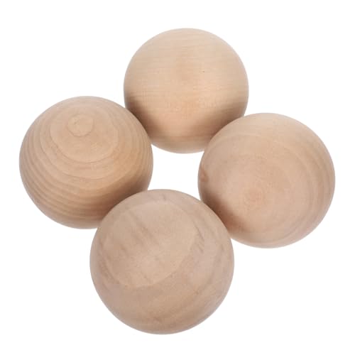 Amosfun 4 Stück Runde Holzballsphäre Unbehandelt für Bastelprojekte für Zeichnungen Malerei und Kreative Modelle Natürlichem Holzton Amosfun 4 Stück Runde Holzballsphäre Unbehandelt für Bastelprojekte für Zeichnungen Malerei und Kreative Modelle Natürlichem Holzton von Amosfun