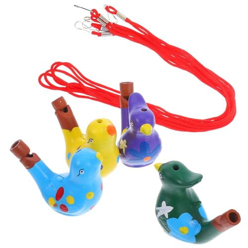 Amosfun 4 Stück Teiliges Bunte Keramik Vogelpfeifen Partyzubehör Cartoon Pfeifen Robust und Sicher als Party Mitgebsel und für Vogel Sammler Amosfun 4 Stück Teiliges Bunte Keramik Vogelpfeifen Partyzubehör Cartoon Pfeifen Robust und Sicher als Party Mitgebsel und für Vogel Sammler von Amosfun
