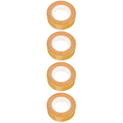 Amosfun 4 Stück Teppichklebeband Doppelseitig Hochwertiges Selbstklebendes Klebeband mit Fiberglasgewebe für Bodenbeläge Wandverkleidungen und Tapeten Rückstandslos Ablösbar Vielseitig von Amosfun