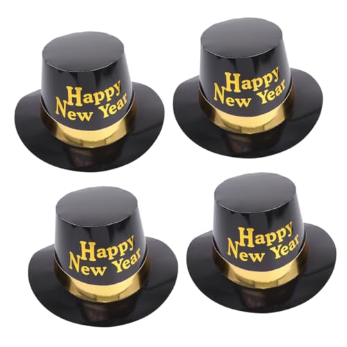 Amosfun 4 Stücke Top Hut Papier Party Hüte Heu Neue Jahr Hut für Jungen und Mädchen Rolle Spielen Amosfun 4 Stücke Top Hut Papier Party Hüte Heu Neue Jahr Hut für Jungen und Mädchen Rolle Spielen von Amosfun