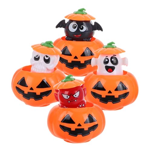 Amosfun 4-teiliges Halloween-Aufzieh-Set, Mini-Kürbis-Uhrwerk-Figuren, kreative Neuheit, tanzender Roboter für Süßes, Leckereien, Partygeschenke und Belohnungen im Klassenzimmer Amosfun 4-teiliges Halloween-Aufzieh-Set, Mini-Kürbis-Uhrwerk-Figuren, kreative Neuheit, tanzender Roboter für Süßes, Leckereien, Partygeschenke und Belohnungen im Klassenzimmer von Amosfun