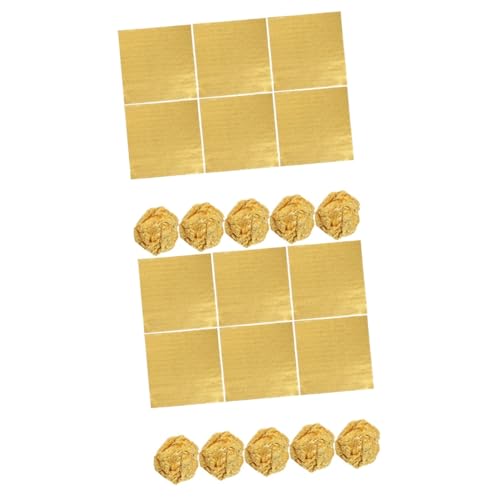 Amosfun 400 STK Goldene Schokoladenbonbons Goldenes Aluminiumfolienpapier Plätzchenverpackungen Schokoriegelverpackung Goldenes Geschenkpapier Schokolade Verpackung Kraftpapier Lollipapier Amosfun 400 STK Goldene Schokoladenbonbons Goldenes Aluminiumfolienpapier Plätzchenverpackungen Schokoriegelverpackung Goldenes Geschenkpapier Schokolade Verpackung Kraftpapier Lollipapier von Amosfun