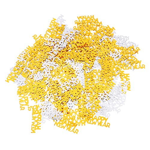Amosfun 300 G Fein Gearbeitetes Neujahrs-konfetti 450 Stück Buchstaben Weihnachtsdekor Party-tischdekoration Für Zuhause Und Büro Amosfun 300 G Fein Gearbeitetes Neujahrs-konfetti 450 Stück Buchstaben Weihnachtsdekor Party-tischdekoration Für Zuhause Und Büro von Amosfun