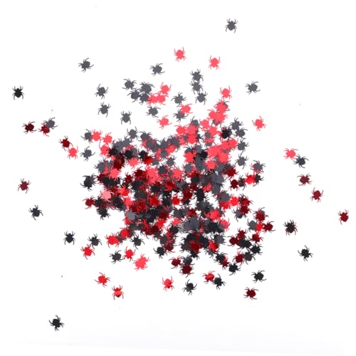 Amosfun 4Er-Packung Konfetti halloween dekoration halloween-dekoration wohnungseinrichtung halloween decor Halloween party decorations home decor Spinnenparty Papier Dekorationen Plastik von Amosfun