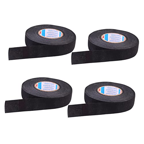 Amosfun 4Stücke Pack Flammschutzmittel Isolierband für Autodraht Elektrisches Klebeband Selbstklebend für DIY Projekte Industrielle Anwendungen Schwarz von Amosfun