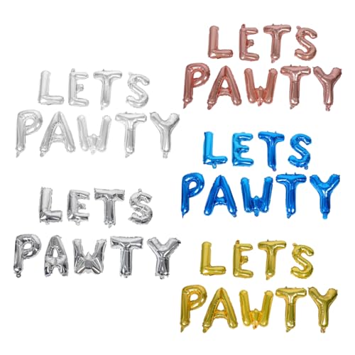 Amosfun 5 Sets Basteln Von Geburtstagsballons Hundegeburtstagszubehör Hundeparty Ballons Ballon Für Hunde Tierparty Geschenke Welpenparty Amosfun 5 Sets Basteln Von Geburtstagsballons Hundegeburtstagszubehör Hundeparty Ballons Ballon Für Hunde Tierparty Geschenke Welpenparty von Amosfun