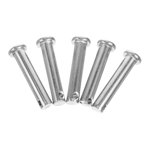 Amosfun 5 Stück Edelstahlstifte Gerüst schwenken Hardware Schlüssel Teile Stift einsetzen Haltestift Flachkopfstift Kupplungsstift-Clip Rostfreier Stahl Silver Amosfun 5 Stück Edelstahlstifte Gerüst schwenken Hardware Schlüssel Teile Stift einsetzen Haltestift Flachkopfstift Kupplungsstift-Clip Rostfreier Stahl Silver von Amosfun