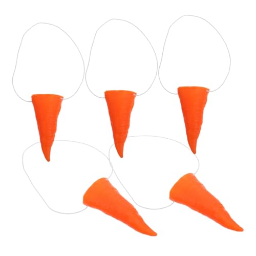 Amosfun 5 Stück Teiliges Karottennase Schneemann Party Clown Nasen Requisiten für Geburtstagsfeiern Halloween und Festliche Anlässe Lustiges DIY Schneemann Kostüm Zubehör Amosfun 5 Stück Teiliges Karottennase Schneemann Party Clown Nasen Requisiten für Geburtstagsfeiern Halloween und Festliche Anlässe Lustiges DIY Schneemann Kostüm Zubehör von Amosfun