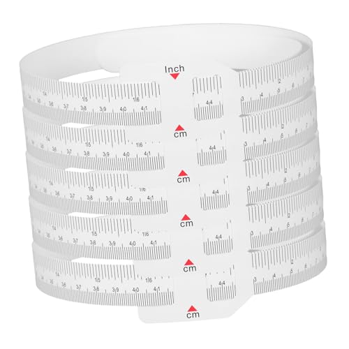 Amosfun 5 Stück Teiliges Messband Weiches Hautfreundliches Maßband für Kopfumfang Körper und Armumfang Faltbar Wiederverwendbar Vielseitig Einsetzbar für Neugeborene und Kleinkinder von Amosfun