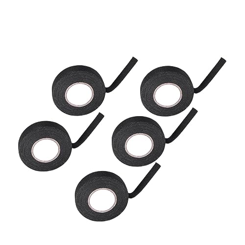 Amosfun 5 Teiliges Klebeband Für Den Automobilkabelbaum Hochtemperaturband Wärmebandstreifen Isolierband Autokabelband Vinylband Schwarz von Amosfun