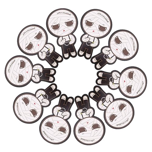 Amosfun Halloween Lollipop Papier Karten 50 Pack Dekorative Lollipop Karten Sicher Papier Candy für von Amosfun