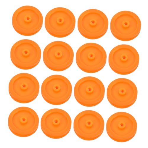 Amosfun 50 Stück Kunststoff Flaschenzug Riemenscheibe Konstruktionsspielzeug Flaschenzug Transportspielzeug DIY Teile Bastel Flaschenzug Motorspielzeug Flaschenzug Stummschalt von Amosfun