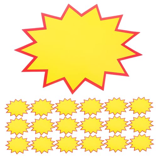 Amosfun 50 Stück Preisschild Für Explosive Aufkleber Farbige Etiketten Aufkleber Preisschilder Klebrig Supermarkt Leer Geschäfte Wiederverkauf Einzelhandelsetiketten Klein Papier Yellow Amosfun 50 Stück Preisschild Für Explosive Aufkleber Farbige Etiketten Aufkleber Preisschilder Klebrig Supermarkt Leer Geschäfte Wiederverkauf Einzelhandelsetiketten Klein Papier Yellow von Amosfun