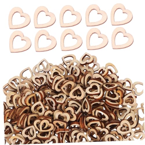 Amosfun 500Stücke Herzförmige Holzdekorationen aus Naturholz für DIY Bastelarbeiten Tischdeko Hochzeiten und Valentinstag Rustikale Party Dekorationen Holzherzen Amosfun 500Stücke Herzförmige Holzdekorationen aus Naturholz für DIY Bastelarbeiten Tischdeko Hochzeiten und Valentinstag Rustikale Party Dekorationen Holzherzen von Amosfun