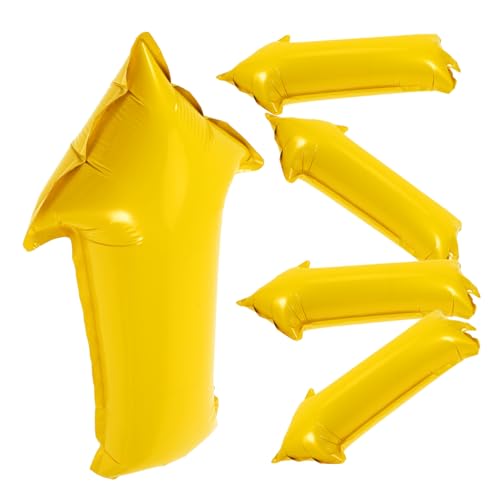 Amosfun 5Er Set Pfeilballon alles zum geburtstag ballonbanner Girlande fotohintergrund geburtstagsdekoration Hochzeitsdeko Ballondekoration Folienballons PE-Aluminiumfolie Yellow Amosfun 5Er Set Pfeilballon alles zum geburtstag ballonbanner Girlande fotohintergrund geburtstagsdekoration Hochzeitsdeko Ballondekoration Folienballons PE-Aluminiumfolie Yellow von Amosfun