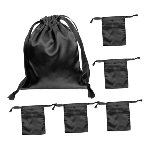Amosfun 5St Aufbewahrungstasche für Augenmasken Aufbewahrungsbeutel für Schmuck Partytaschen mit Kordelzug Schmuckbeutel storage pockets Festival-Geschenktasche kosmetik versorgung Black Amosfun 5St Aufbewahrungstasche für Augenmasken Aufbewahrungsbeutel für Schmuck Partytaschen mit Kordelzug Schmuckbeutel storage pockets Festival-Geschenktasche kosmetik versorgung Black von Amosfun